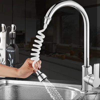 Coil Sink Kitchen Faucet Extender