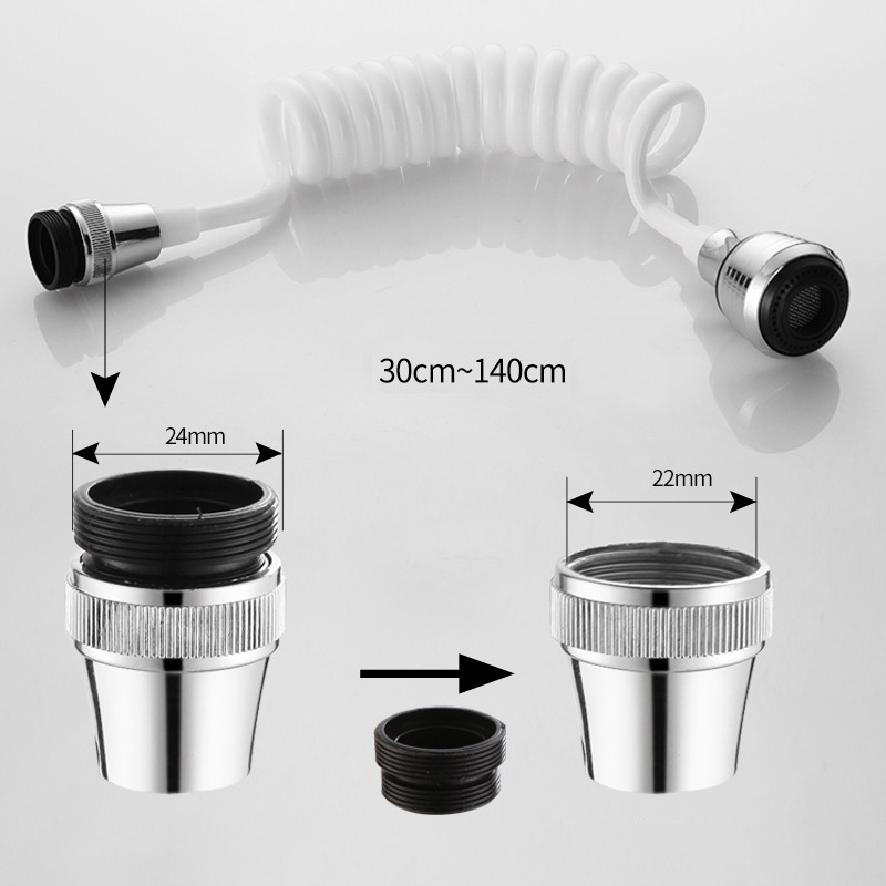 Coil Sink Kitchen Faucet Extender
