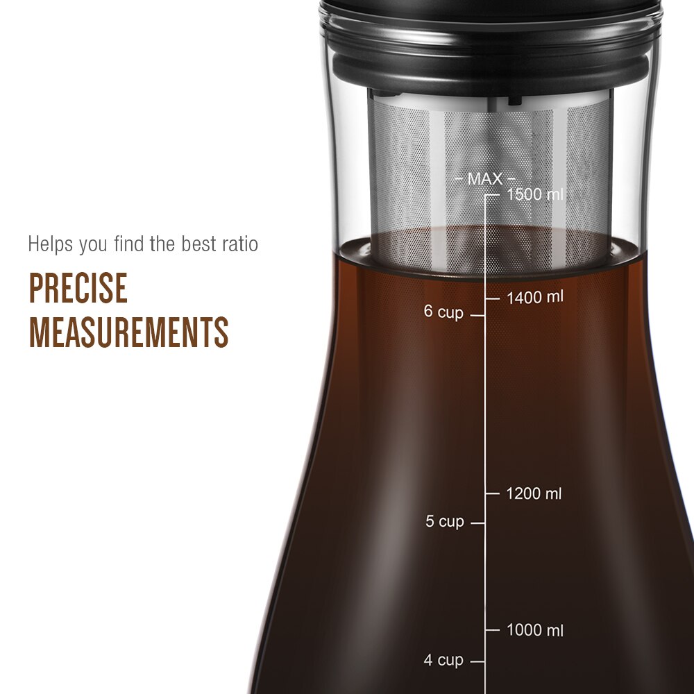 Cold Brew Coffee Maker 1500ml Pot