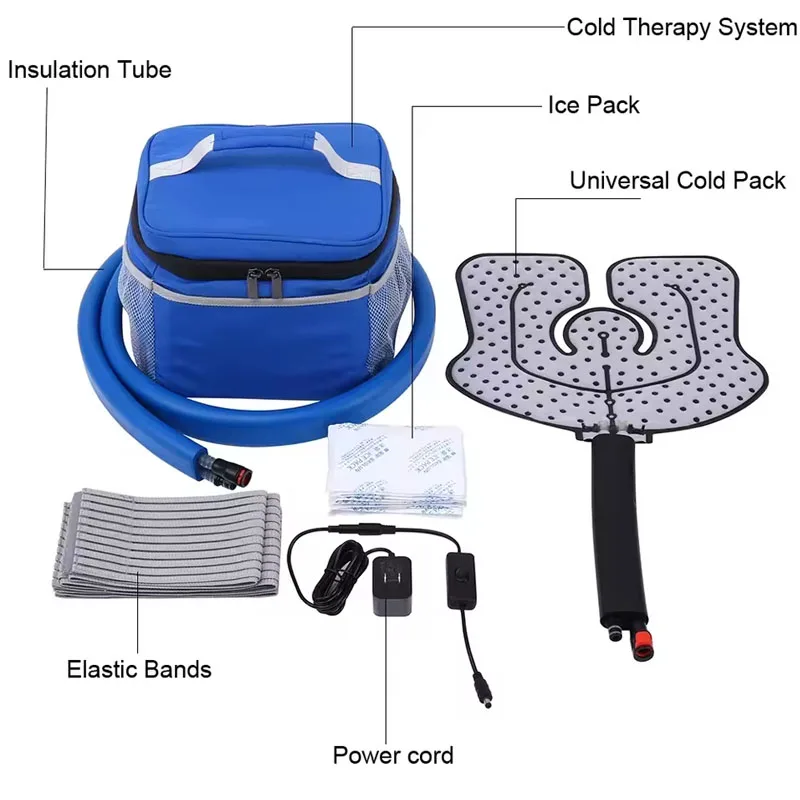 Cold Therapy Machine Cryotherapy Freeze Kit System for Post-Surgery Care, ACL, MCL, Swelling, Sprains, and Other Cold Therapy Machine Cryotherapy Freeze Kit System for Post-Surgery Care, ACL, MCL, Swelling, Sprains, and Other