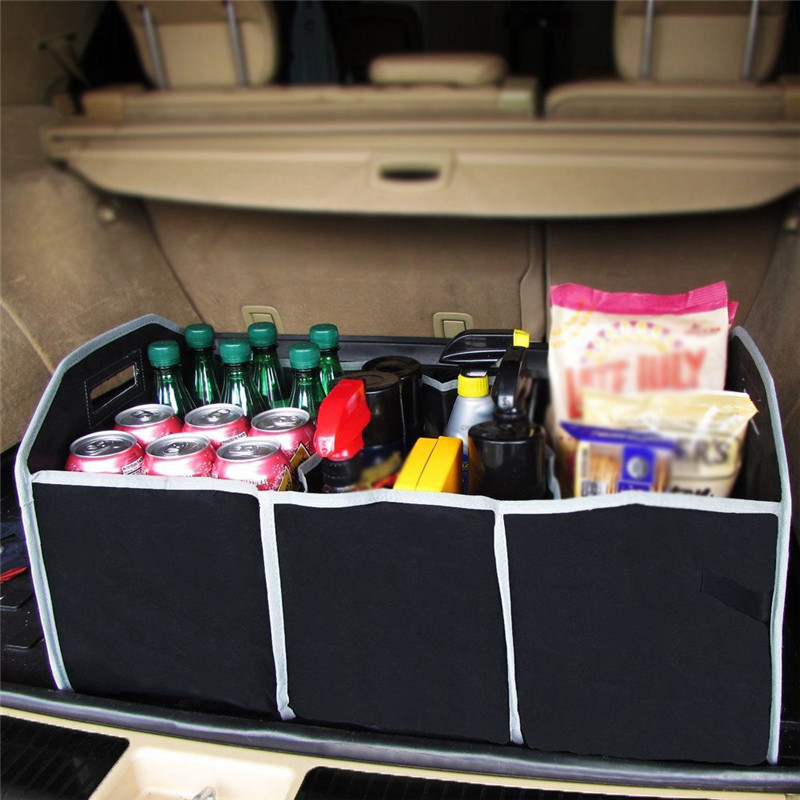 Collapsible 3 Compartment Car Trunk Divider
