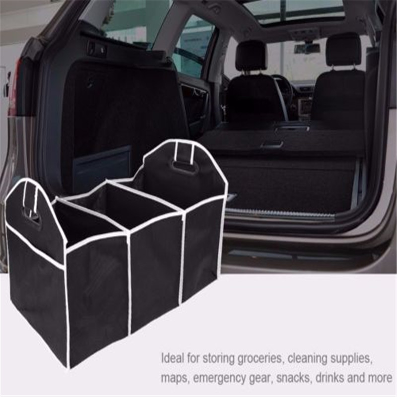 Collapsible 3 Compartment Car Trunk Divider