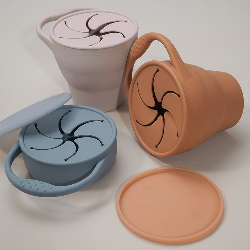 Collapsible Baby Snack Container Collapsible Baby Snack Container