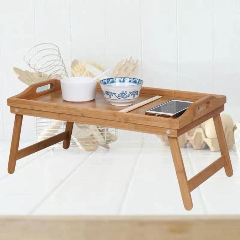 Collapsible Bamboo Wooden Bed Tray Collapsible Bamboo Wooden Bed Tray