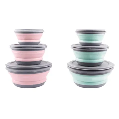 Collapsible Bowl Silicone Folding Bowl (3pcs)