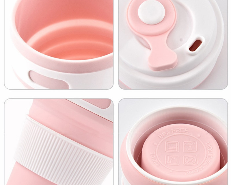Collapsible Coffee Cup Silicone Tumbler Collapsible Coffee Cup Silicone Tumbler