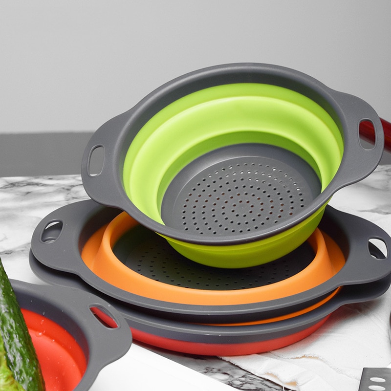 Collapsible Collander Food Strainer Collapsible Collander Food Strainer