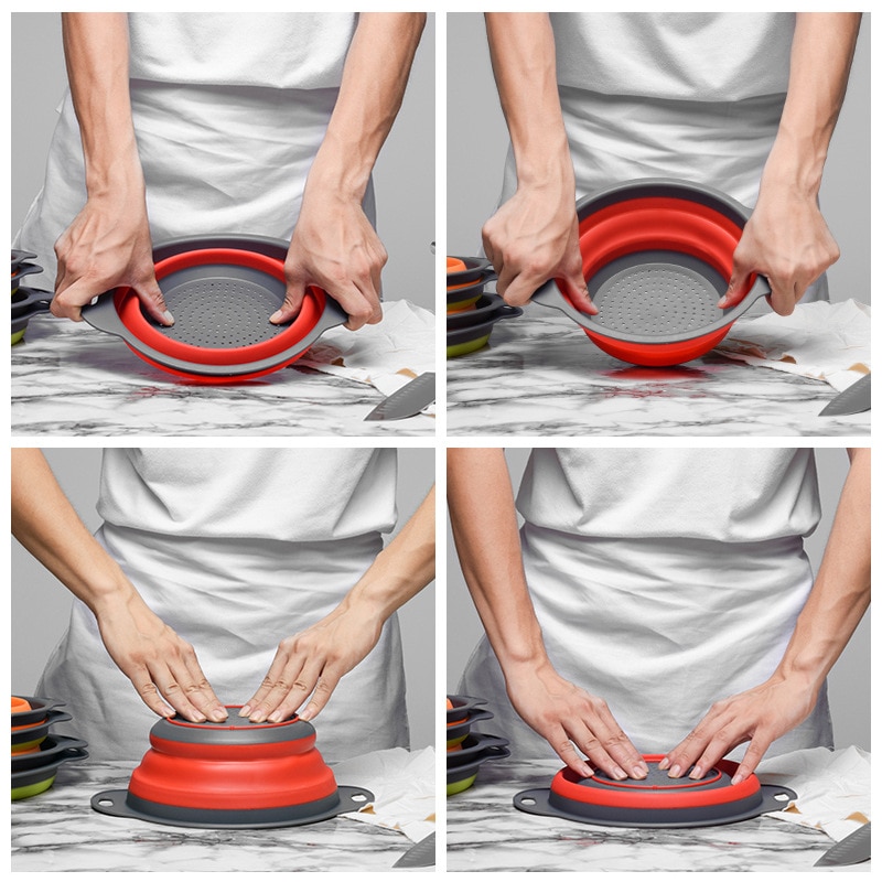Collapsible Collander Food Strainer