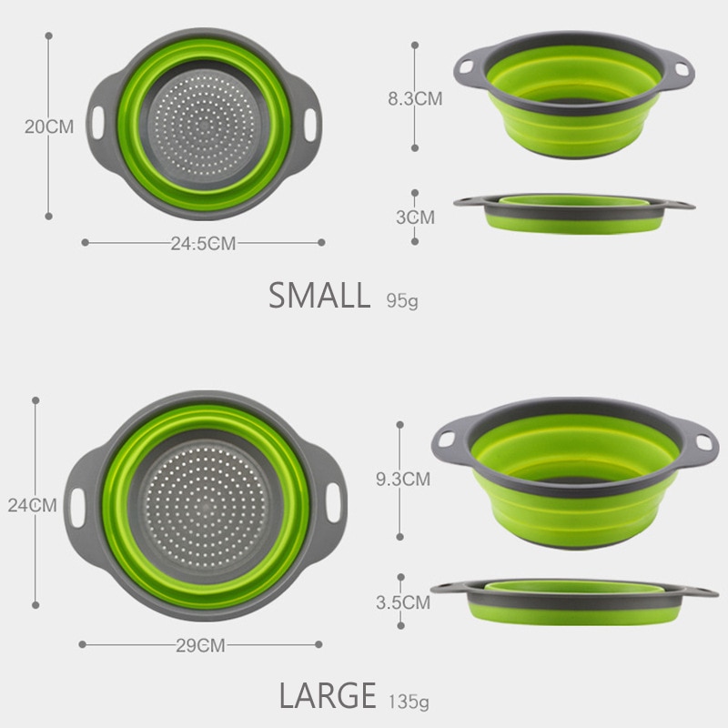 Collapsible Collander Food Strainer