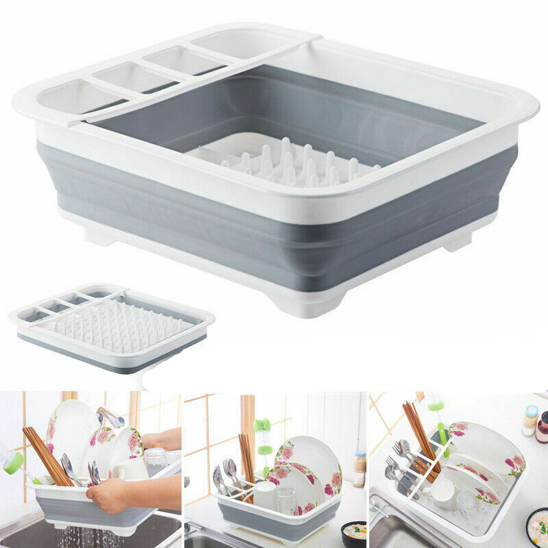 Collapsible Dish Drainer Multi-Function Rack Collapsible Dish Drainer Multi-Function Rack