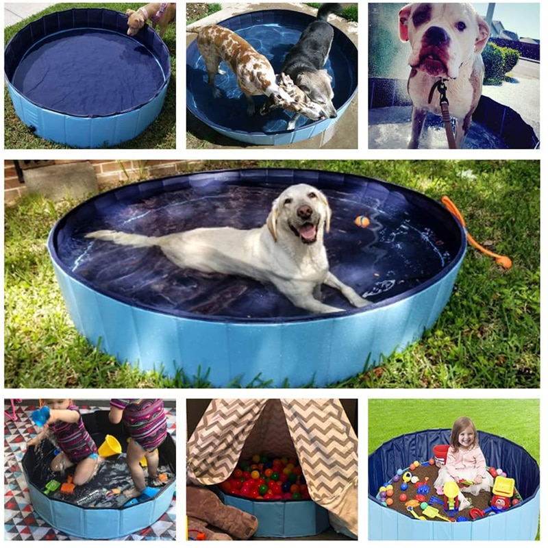 Collapsible Dog Pool Foldable Pet Bathing Pool