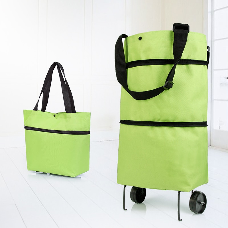 Collapsible Grocery Bag with Wheels