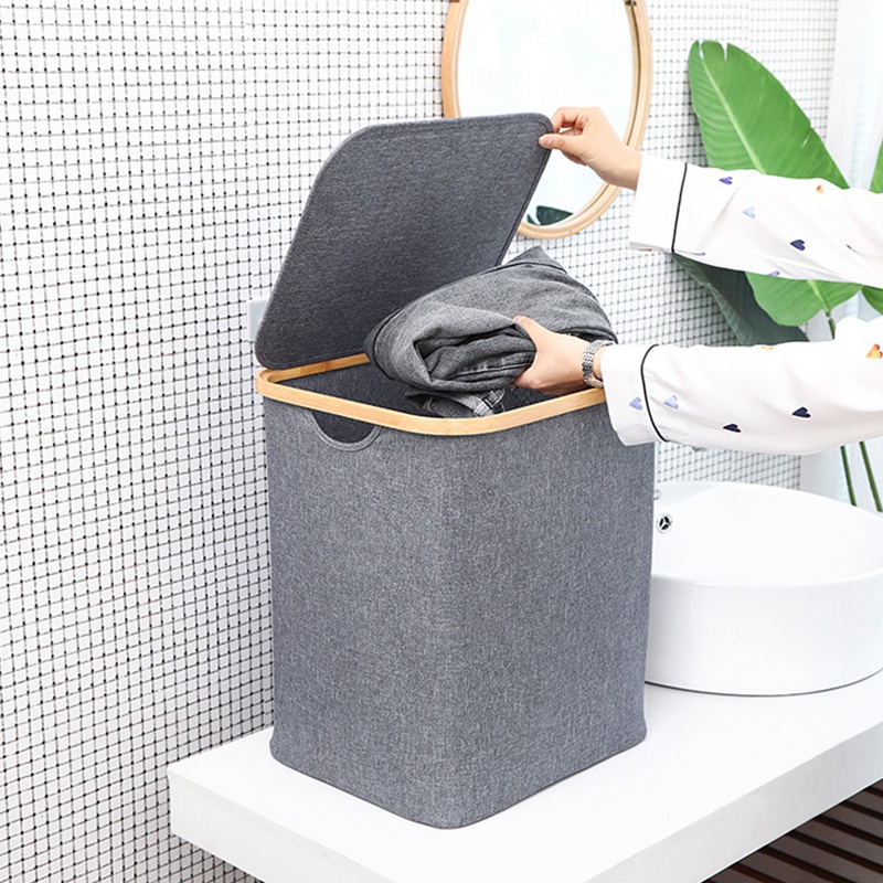 Collapsible Laundry Hamper with Lid Collapsible Laundry Hamper with Lid