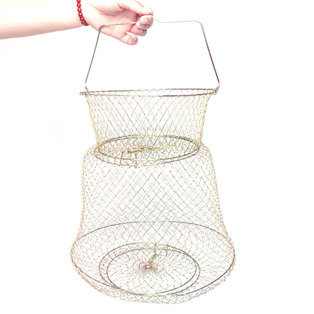 Collapsible Metal Wire Fishing Cage Collapsible Metal Wire Fishing Cage