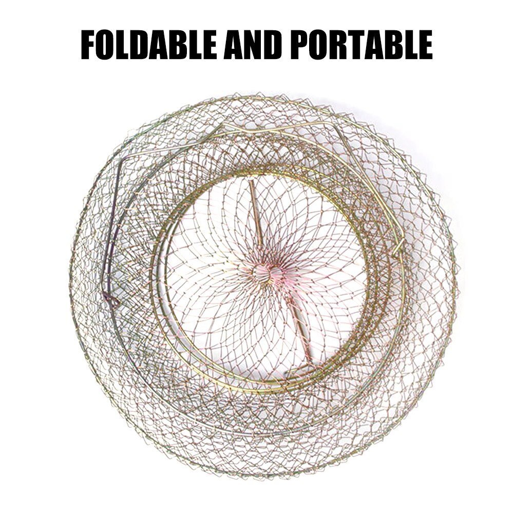 Collapsible Metal Wire Fishing Cage Collapsible Metal Wire Fishing Cage