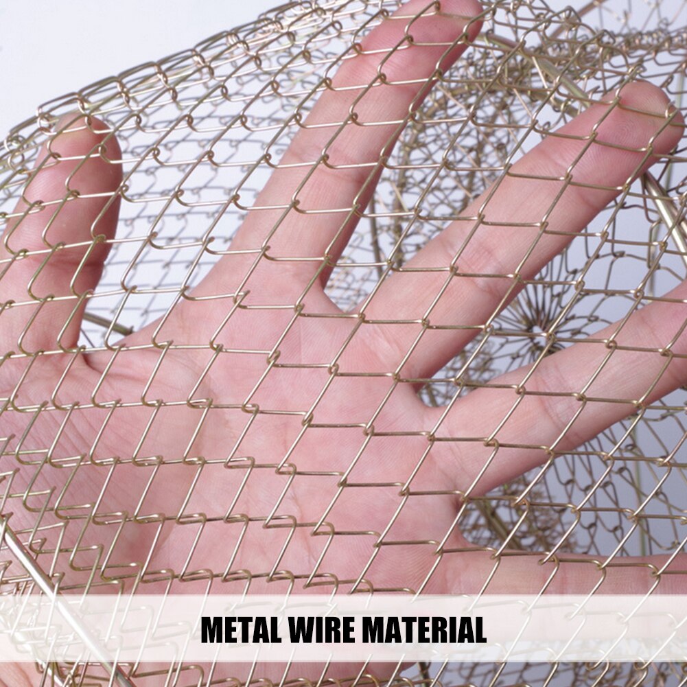 Collapsible Metal Wire Fishing Cage Collapsible Metal Wire Fishing Cage
