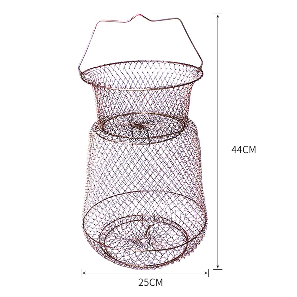 Collapsible Metal Wire Fishing Cage Collapsible Metal Wire Fishing Cage