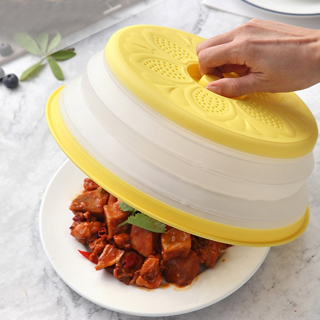 Collapsible Microwave Cover and Strainer Collapsible Microwave Cover and Strainer