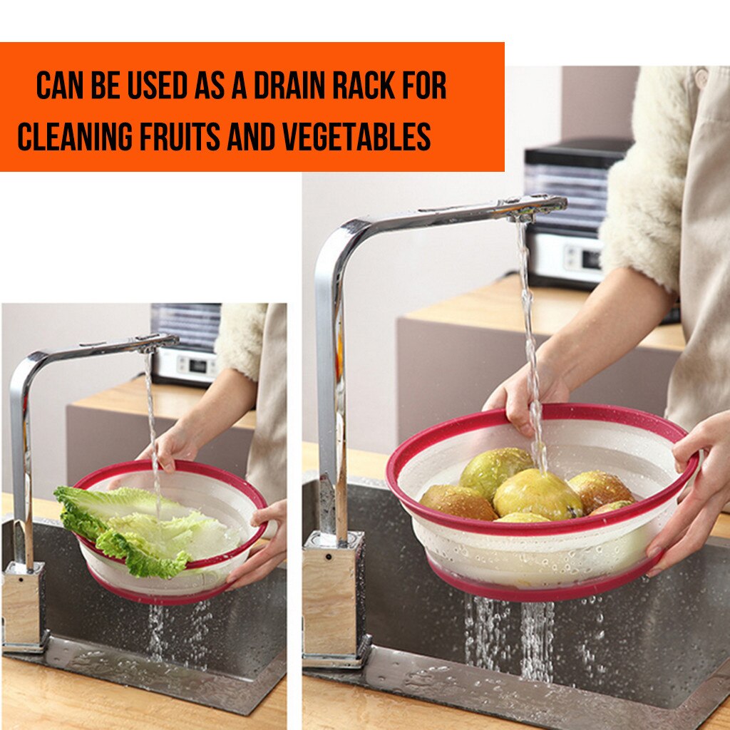Collapsible Microwave Cover and Strainer