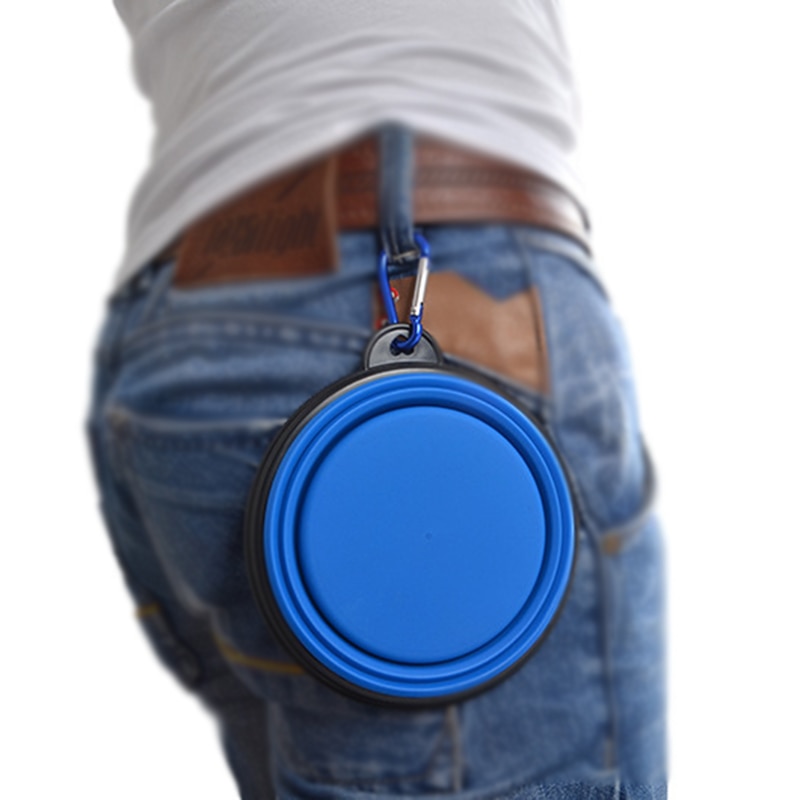 Collapsible Pet Bowl Silicone Feeder