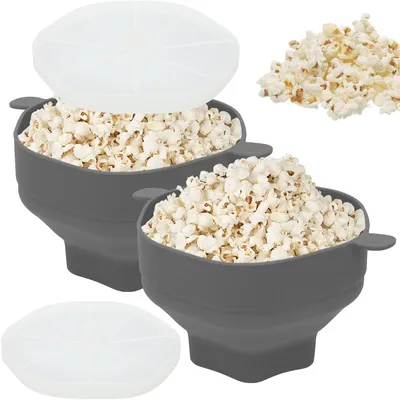 Collapsible Popcorn Microwave Bowl