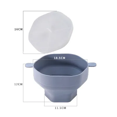 Collapsible Popcorn Microwave Bowl
