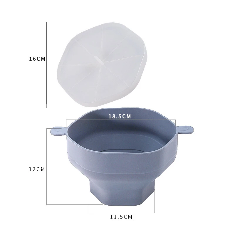 Collapsible Popcorn Microwave Bowl