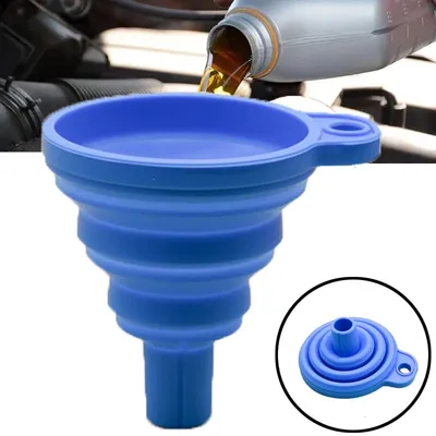 Collapsible Silicone Car Oil Funnel
