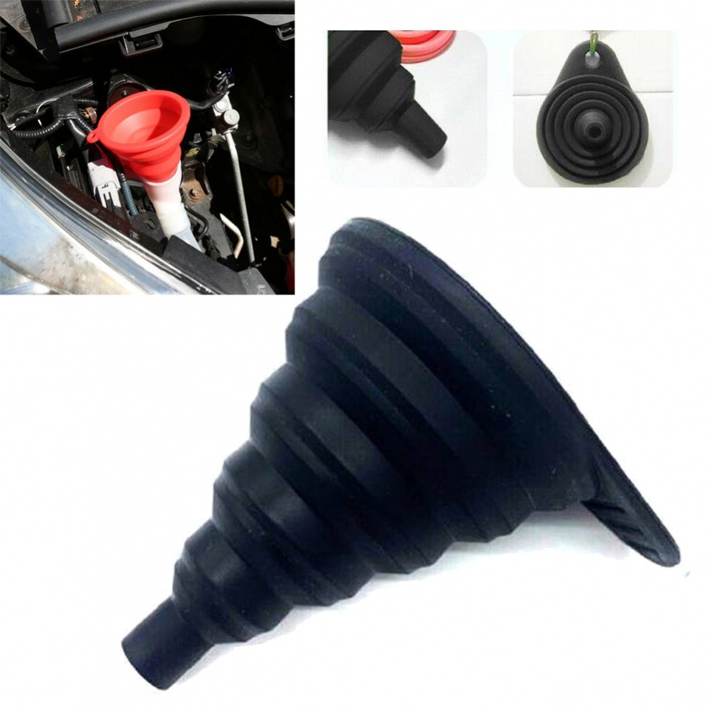 Collapsible Silicone Car Oil Funnel Collapsible Silicone Car Oil Funnel