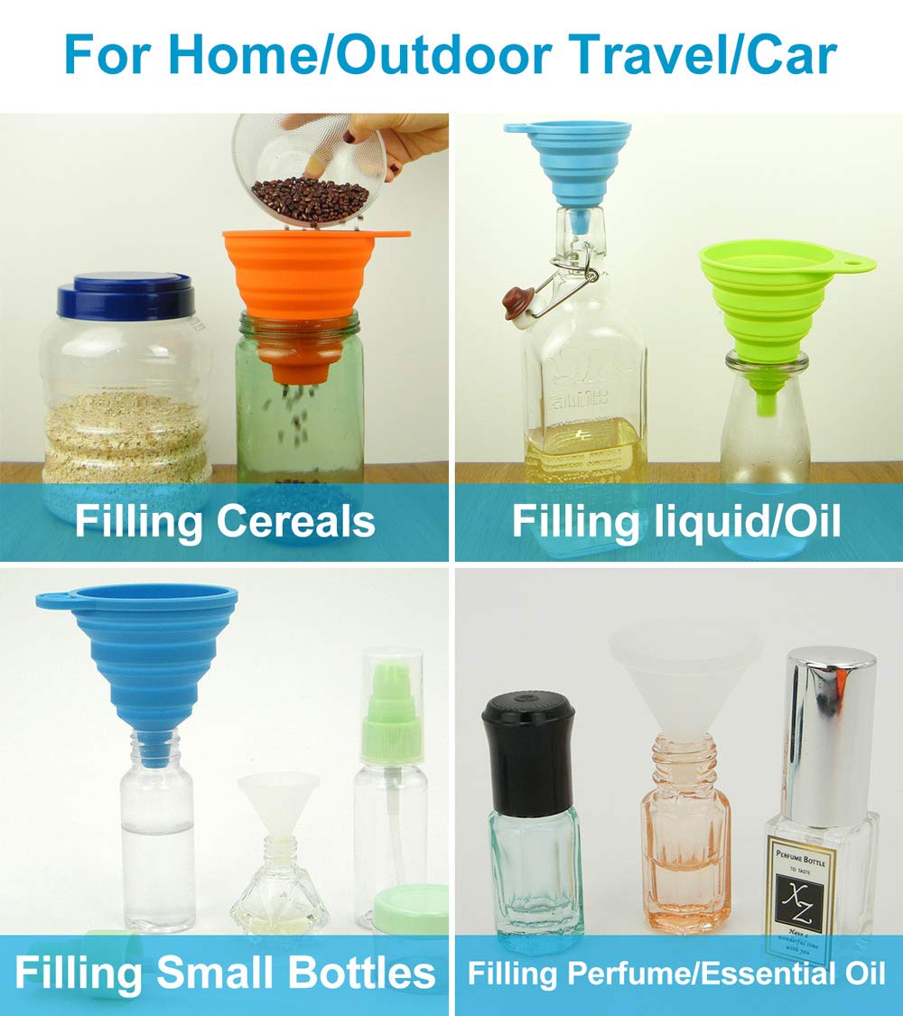 Collapsible Silicone Car Oil Funnel Collapsible Silicone Car Oil Funnel