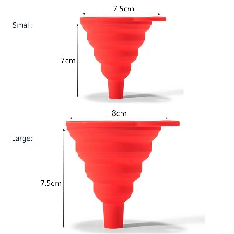 Collapsible Silicone Car Oil Funnel Collapsible Silicone Car Oil Funnel