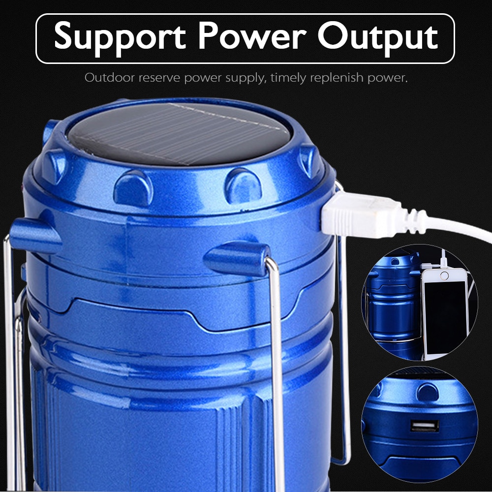 Collapsible Solar Powered Camping Light Collapsible Solar Powered Camping Light