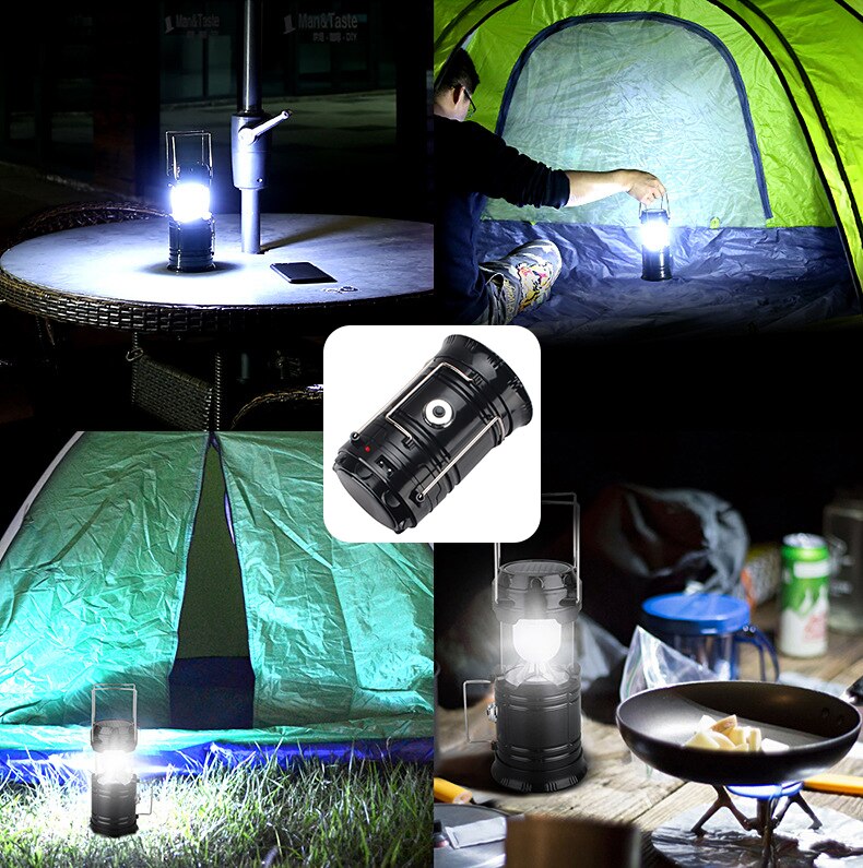 Collapsible Solar Powered Camping Light Collapsible Solar Powered Camping Light