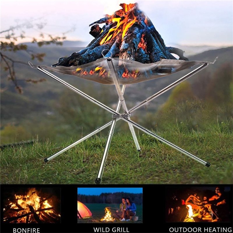 Collapsible Stainless Folding Fire Pit Collapsible Stainless Folding Fire Pit