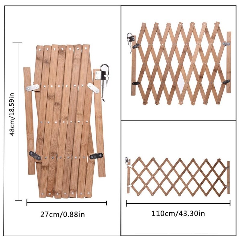 Collapsible Wooden Dog Fence