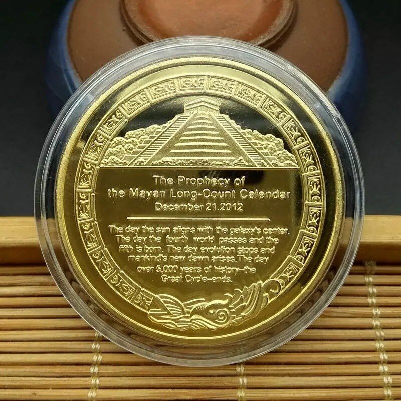 Collectible Aztec Calendar Coin