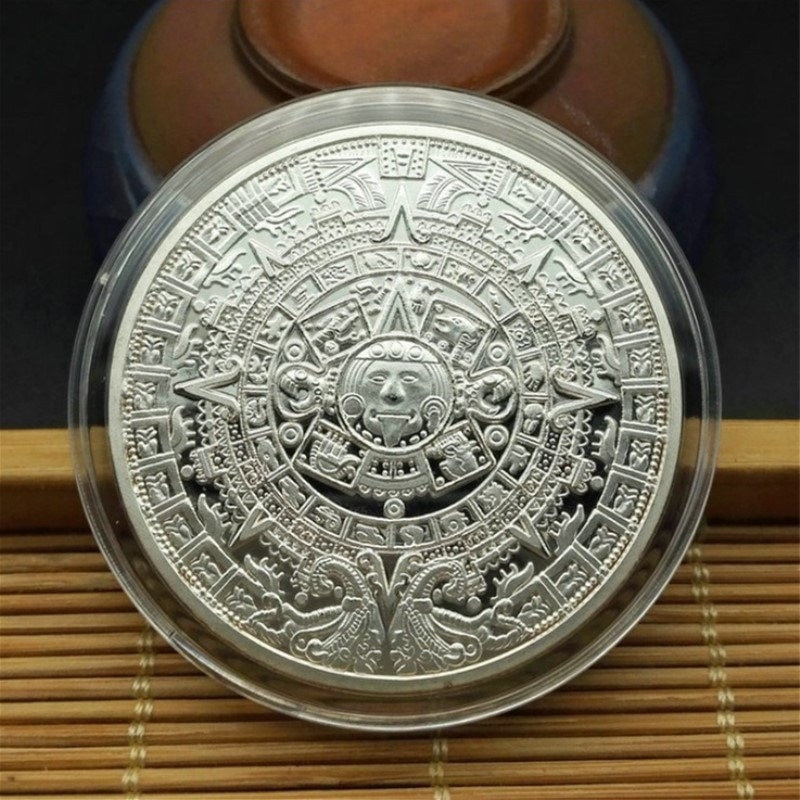 Collectible Aztec Calendar Coin