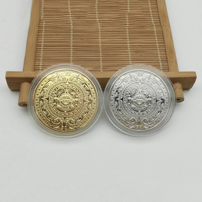 Collectible Aztec Calendar Coin