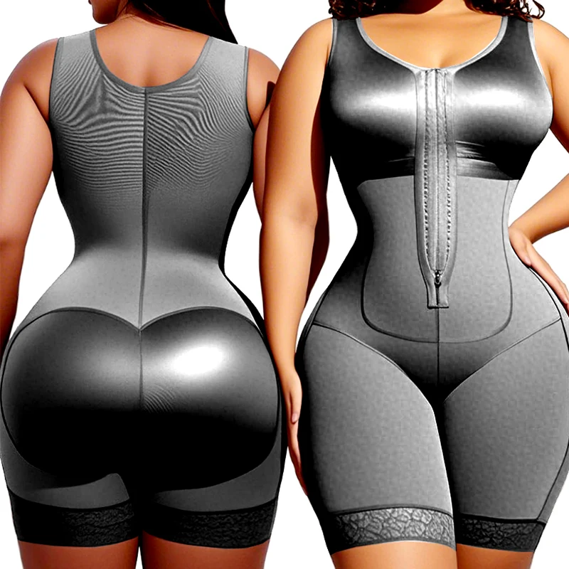 Colombianas Girdles Shapewear Abdomen Control Body Shaper Slimming Sheath Waist Trainer One-piece Bodysuits Corset