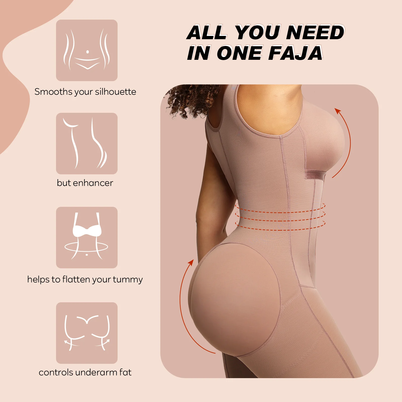 Colombianas Shaper Stage 1 or 2 For Women Postpartum Girdle BBL Postoperative Bodysuit Shapewear Corset Slimming Body Colombianas Shaper Stage 1 or 2 For Women Postpartum Girdle BBL Postoperative Bodysuit Shapewear Corset Slimming Body