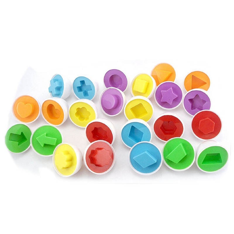 Color and Shape Matching Eggs (6 pcs) Color and Shape Matching Eggs (6 pcs)