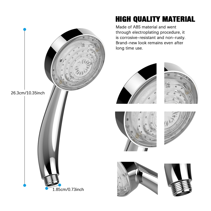 Color Changing LED Shower Head