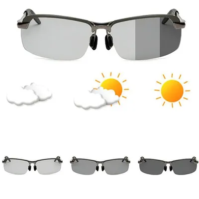 Color Changing Polarized Sunglasses Night Vision Sunglasses 3043 Outdoor Riding Day And Night Driving Sunglasses