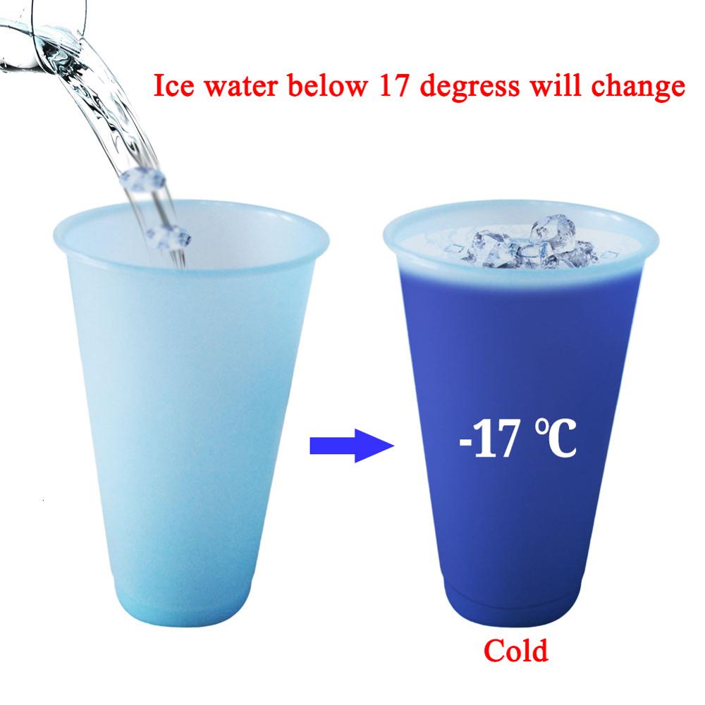 Color Changing Tumblers with Straw (5 pcs)