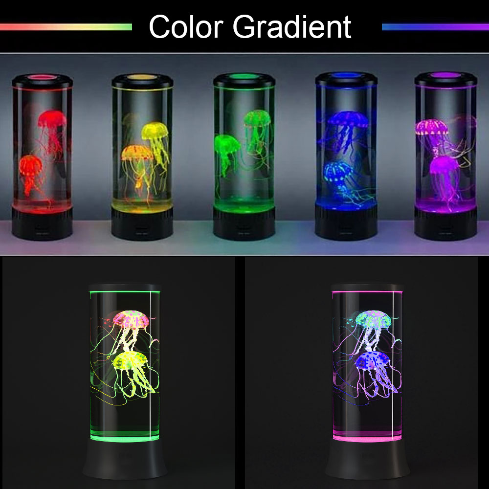 Color Changing USB LED Jellyfish Lamp