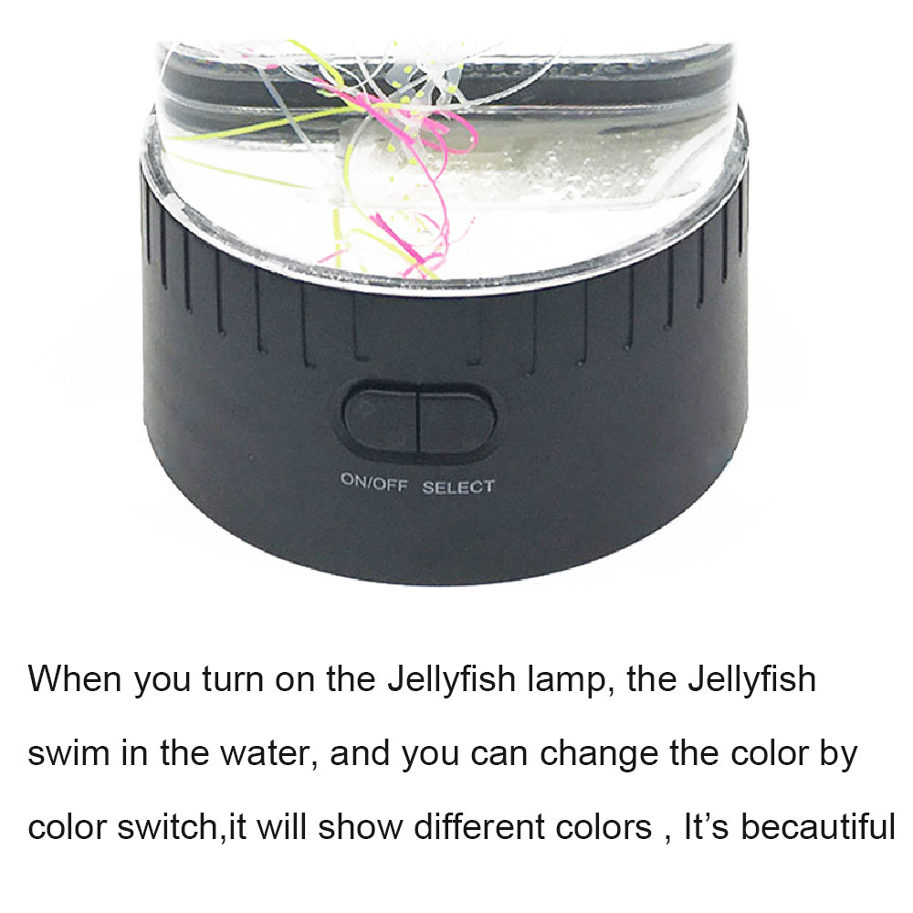 Color Changing USB LED Jellyfish Lamp