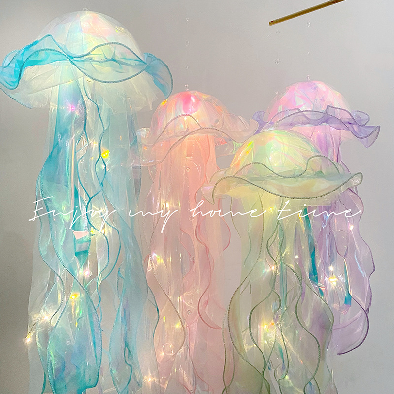 Color Jellyfish Lamp Lantern Mermaid Parti Jellyfish Light Lantern Girls Happy Under The Sea Theme Birthday Party Decor Color Jellyfish Lamp Lantern Mermaid Parti Jellyfish Light Lantern Girls Happy Under The Sea Theme Birthday Party Decor
