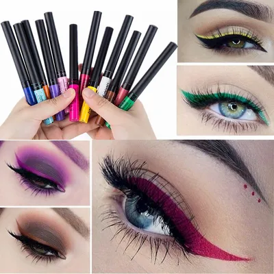 Colored Eyeliner Waterproof Matte Finish