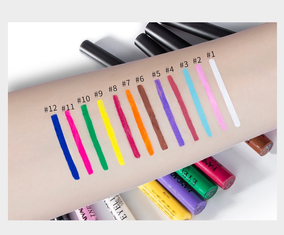 Colored Eyeliner Waterproof Matte Finish