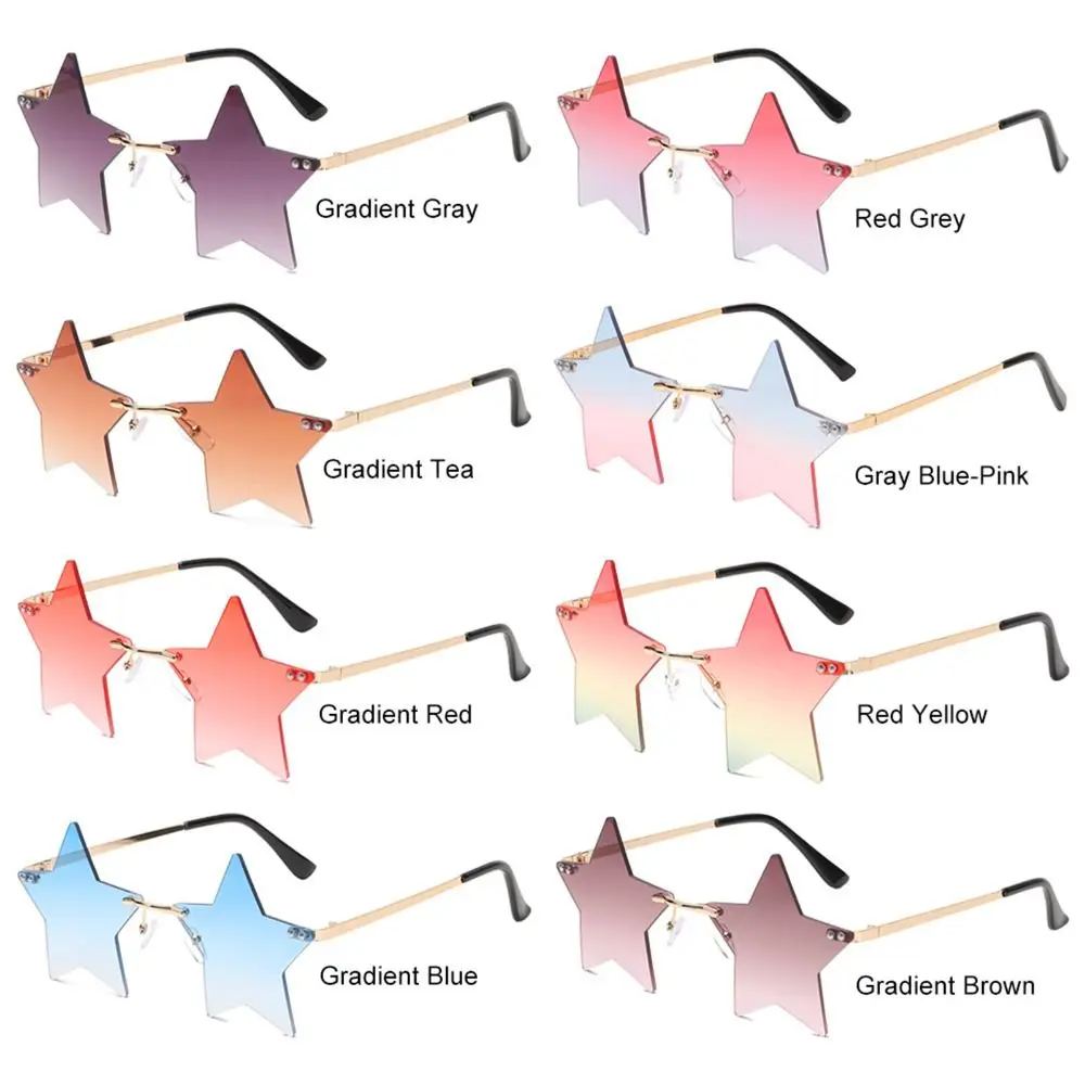 Colored Lens Star Shaped Eyeglasses Colored Lens Star Shaped Eyeglasses